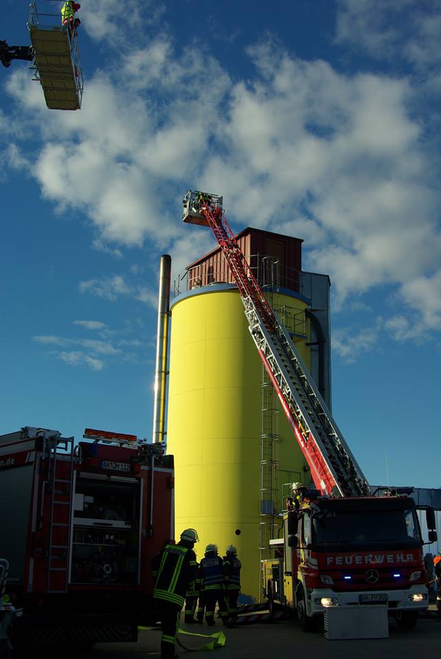 Brandschutzübung in Burgoberbach 2015