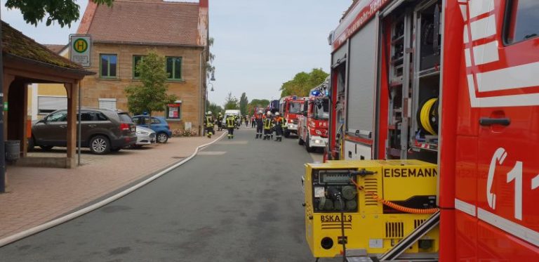Mehr über den Artikel erfahren Brand Hackschnitzelanlage Elpersdorf