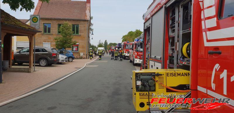 Mehr über den Artikel erfahren Brand Hackschnitzelanlage Elpersdorf