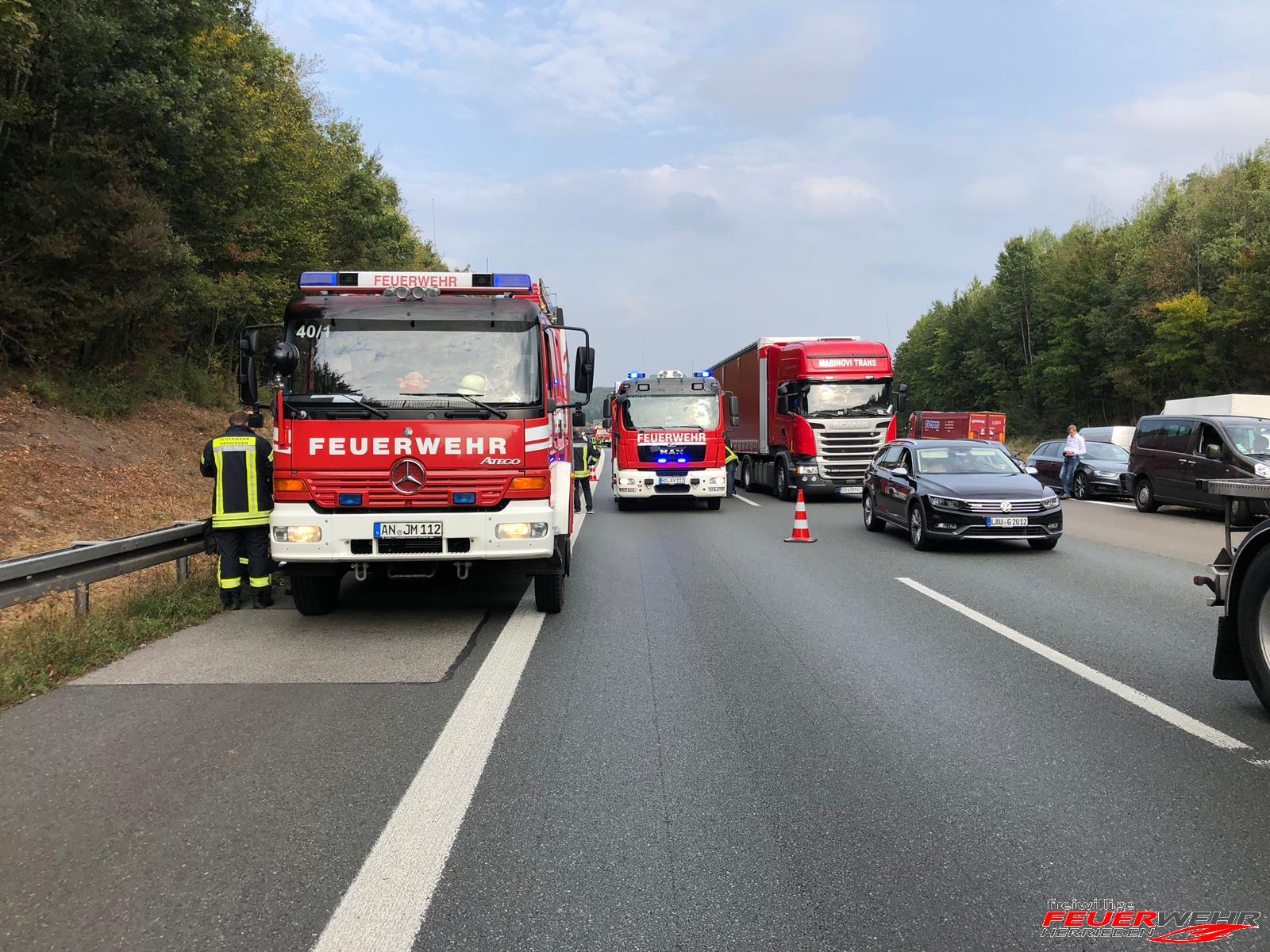 Read more about the article Verkehrsunfall BAB 6