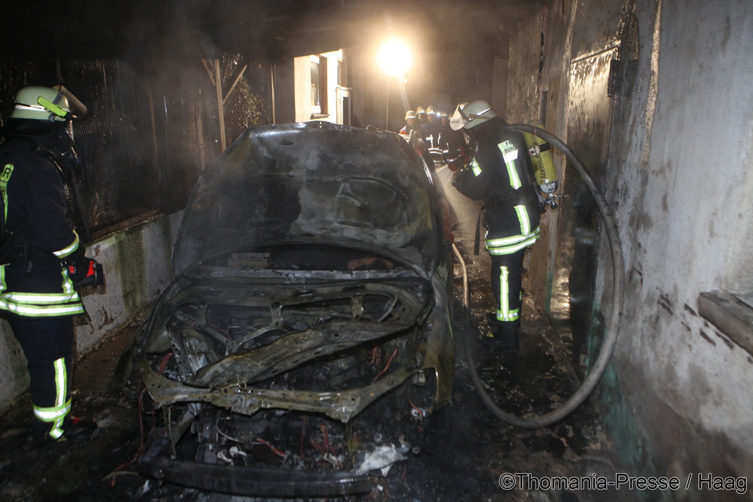 Mehr über den Artikel erfahren Carportbrand Burgoberbach