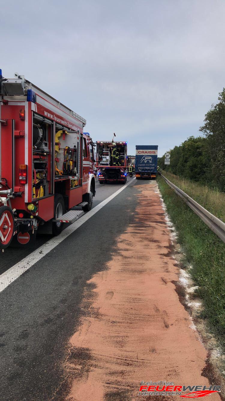 Mehr über den Artikel erfahren #74 auslaufender Kraftstoff LKW BAB 6