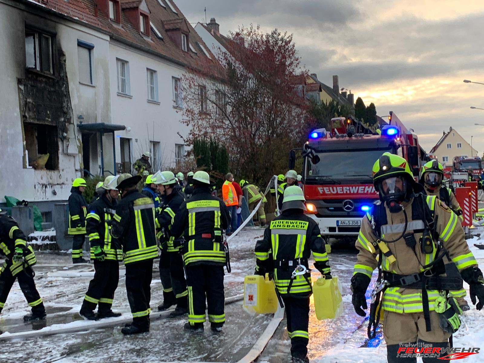 Read more about the article #94 Explosion Wohnhaus mit anschließenden Brand in Ansbach