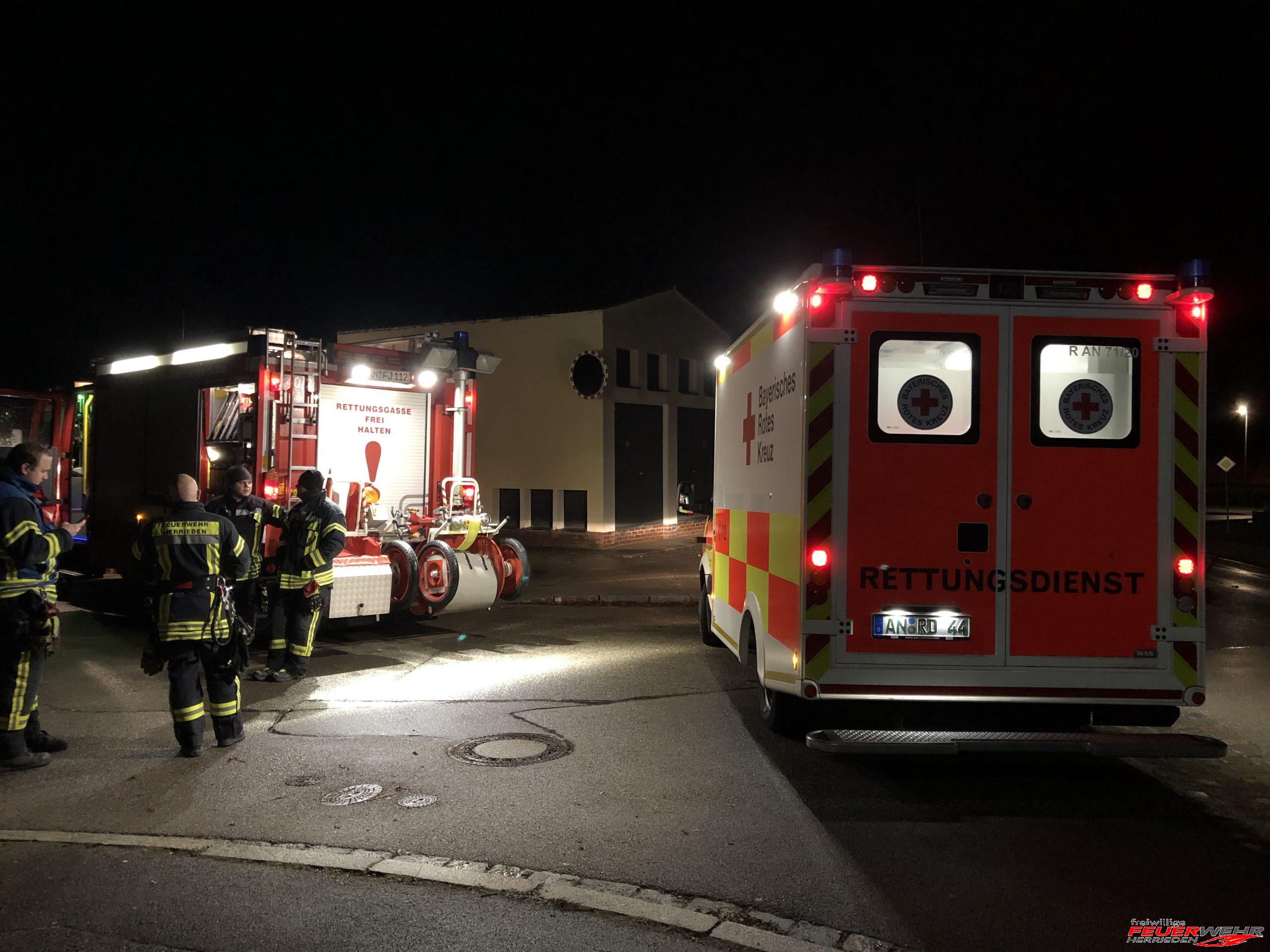 Mehr über den Artikel erfahren #103 HVO in Herrieden nach Sturz zweier Personen
