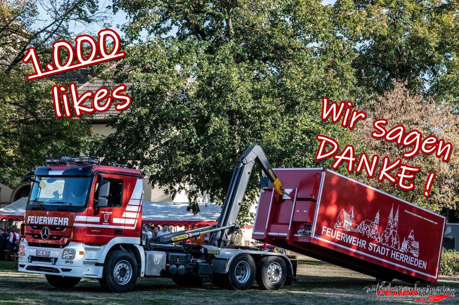 Wir sagen DANKE für 1.000 Likes bei Facebook!