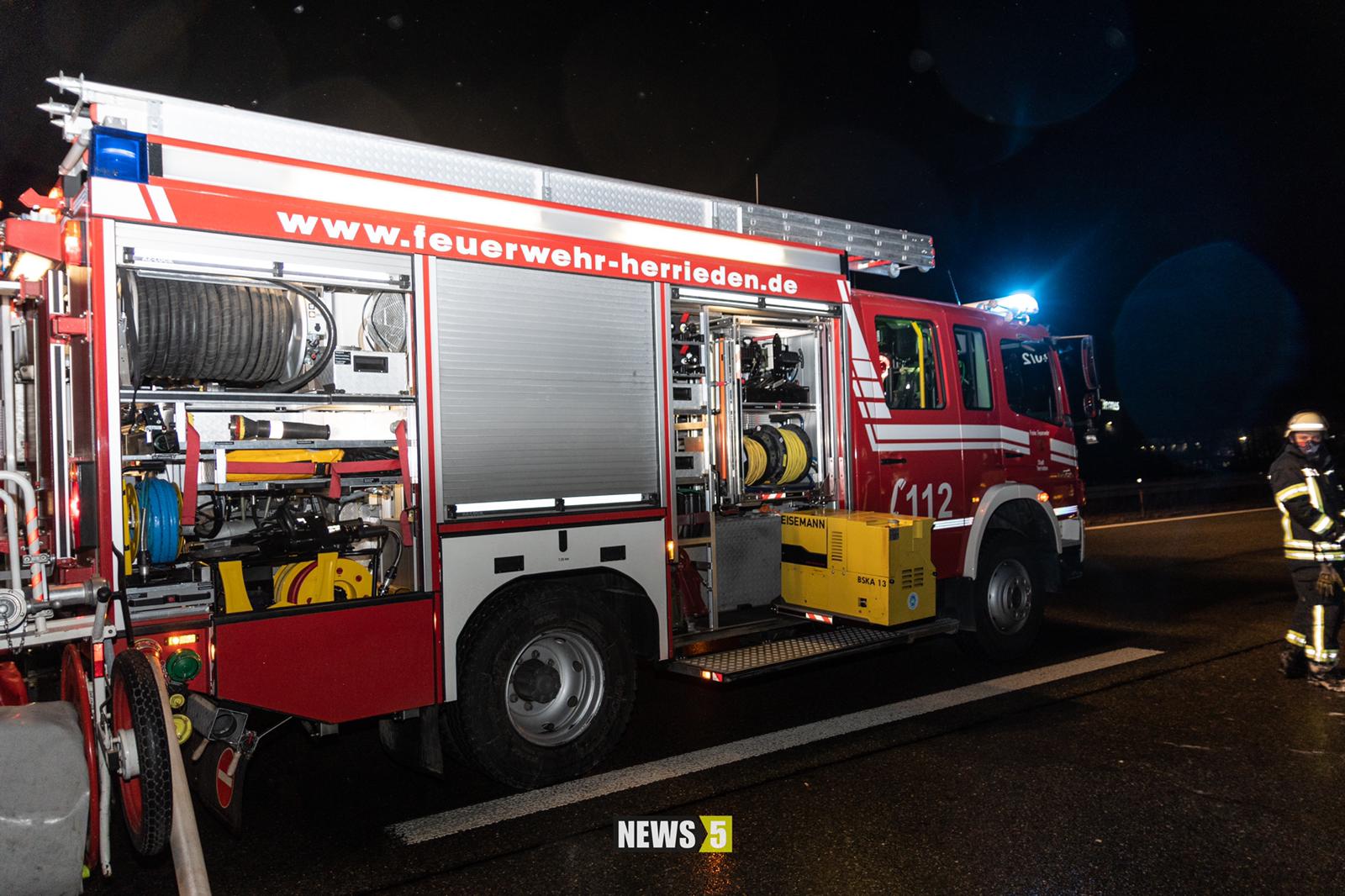 Mehr über den Artikel erfahren Brand LKW – BAB 6