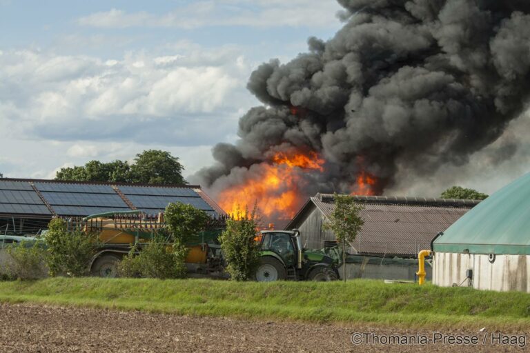 Mehr über den Artikel erfahren Brand Landwirtschaftliches Anwesen