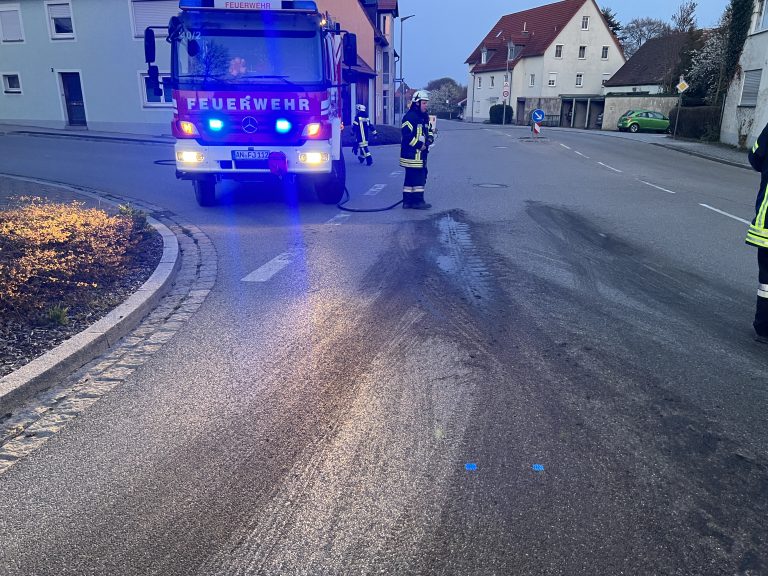 Mehr über den Artikel erfahren Güllespur – Straße reinigen