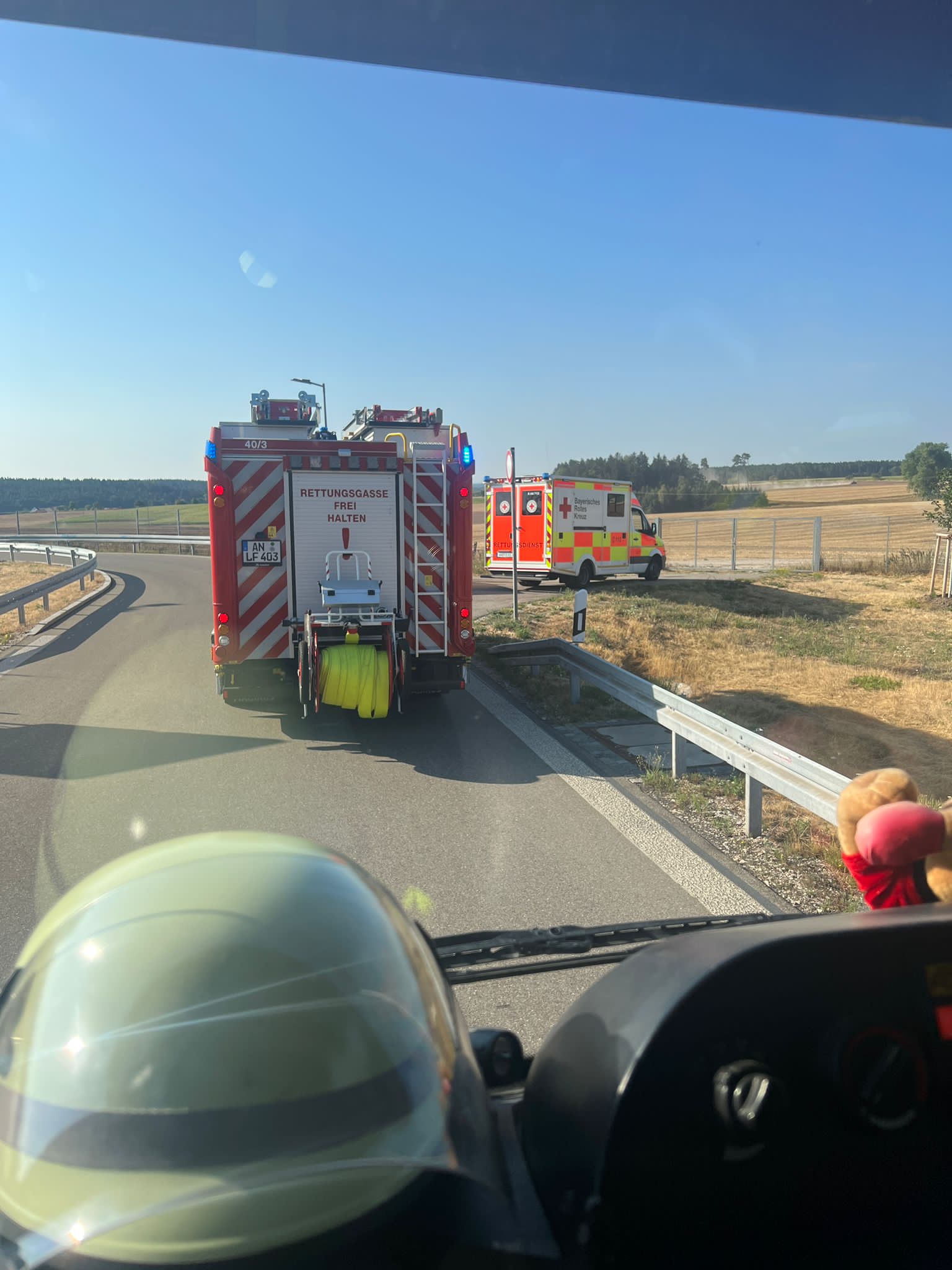 Mehr über den Artikel erfahren Brand Freifläche BAB6