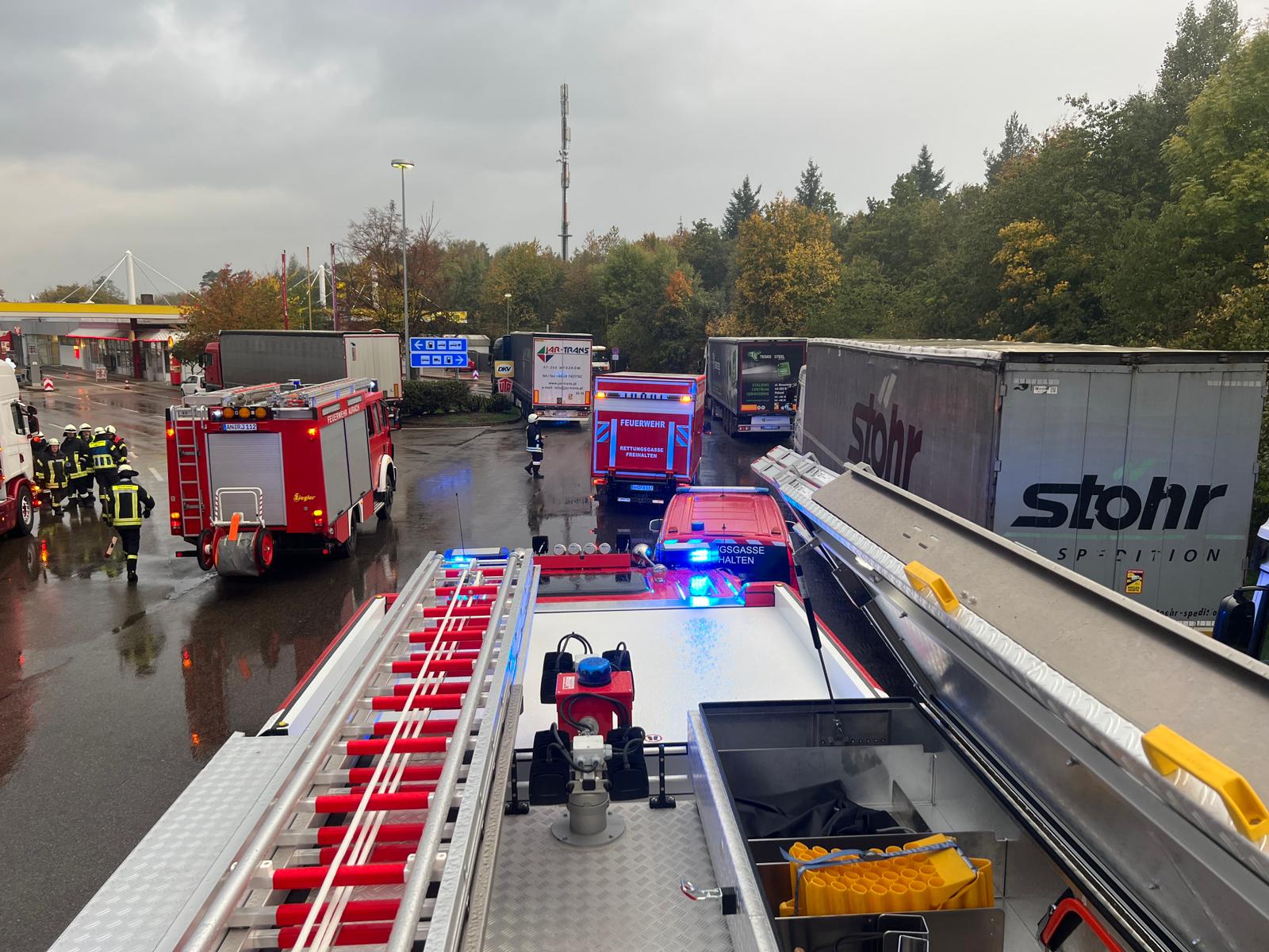 Mehr über den Artikel erfahren LKW Brand BAB6