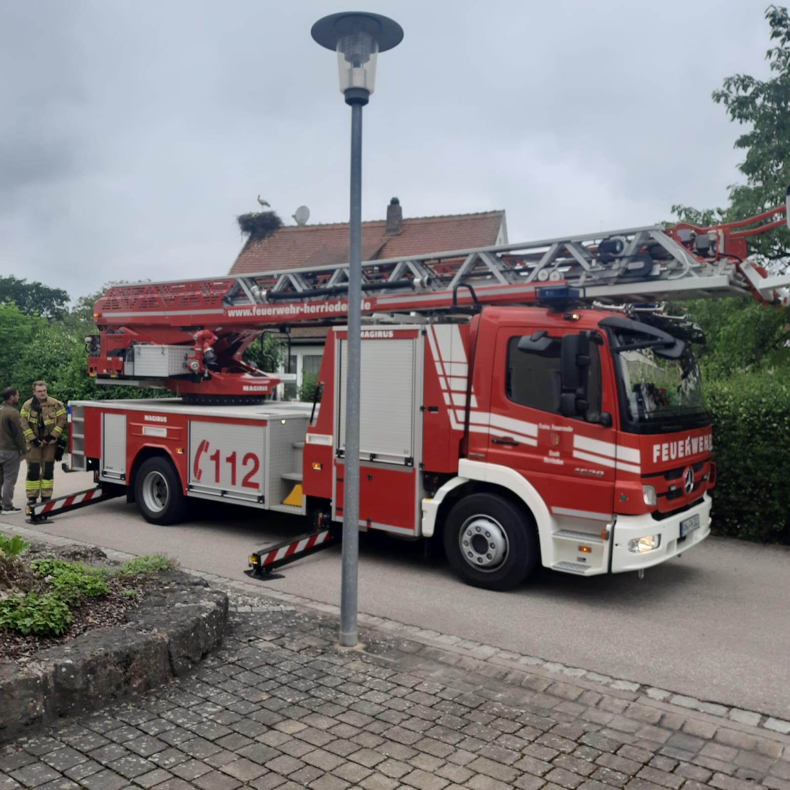 Mehr über den Artikel erfahren Brand am Gebäude